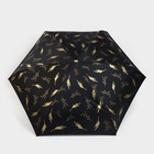 Зонт женский механический «Чёрное золото», 6 спиц, складывается в размер телефона - Фото 3