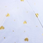 Зонт женский механический, 6 спиц, белый - Фото 4