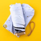 Зонт женский механический, 6 спиц, белый - Фото 7