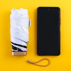 Зонт женский механический, 6 спиц, белый - Фото 8