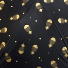 Зонт женский механический, 6 спиц, чёрный - Фото 4