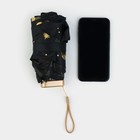 Зонт женский механический, 6 спиц, чёрный - Фото 8