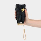 Зонт женский механический, 6 спиц, чёрный - Фото 5