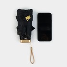 Зонт женский механический, 6 спиц, чёрный - Фото 7