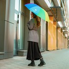 Зонт женский механический, радужный «Наслаждаюсь дождём», 10 спиц - Фото 11