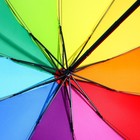 Зонт женский радужный «Наслаждаюсь дождём», 10 спиц. - фото 10857440