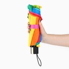 Зонт женский механический, радужный «Наслаждаюсь дождём», 10 спиц - Фото 6