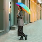 Зонт женский радужный «Наслаждаюсь дождём», 10 спиц. - Фото 9
