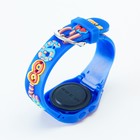 Часы наручные электронные «Цифры», детские, 3×3 см, длина 20 см, синие - Фото 3
