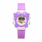 Часы наручные электронные «Бабочка», детские, d=3 см, длина 19.5 см, ремешок силикон - Фото 1