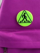 Светоотражающий значок «Пешеходный переход», d=5.8 см, МИКС - Фото 2