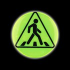 Светоотражающий значок «Пешеходный переход», d = 5,8 см, цвет МИКС - Фото 6