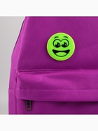 Светоотражающий значок «Удивлённый смайл», d=5.8 см, жёлтый - Фото 2