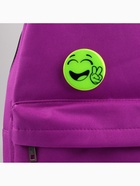 Светоотражающий значок «Всем мир», d=5.8 см, жёлтый - Фото 2