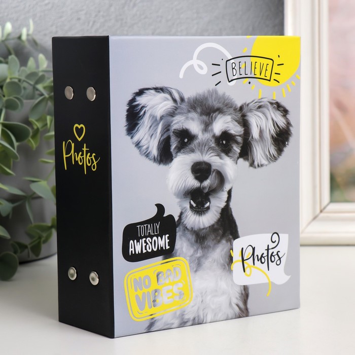 

Фотоальбом на 100 фото 10х15 см, пластик. листы "fluffy pets" Гав