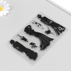 Штамп для творчества силикон "Девушки в вечерних нарядах" 16х11 см - фото 22281903