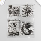Штамп для творчества силикон "Фотографии из путешествий" 16х13 см - фото 319528113