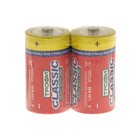 Батарейка солевая Трофи CLASSIC HEAVY DUTY Zinc, D, R20-2S, 1.5В, спайка, 2 шт. - фото 51328085 Батарейка солевая Трофи CLASSIC HEAVY DUTY Zinc, D, R20-2S, 1.5В, спайка, 2 шт. - фото 51328085