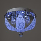 Люстра 5844/300 CR хром 3х40Вт E14 LED ПДУ 30х30х19см - фото 44381296