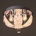 Люстра 5844/300 CR хром 3х40Вт E14 LED ПДУ 30х30х19см - фото 44381298