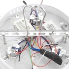 Люстра 5844/300 CR хром 3х40Вт E14 LED ПДУ 30х30х19см - фото 44381303