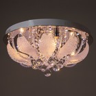 Люстра 5956/500 CR хром 5х40Вт E14 LED ПДУ 50х50х24см - фото 25565822