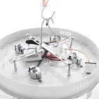 Люстра 5967/400 CR хром 4х40Вт E14 LED RGB ПДУ 40х40х21см - фото 42640281