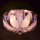 Люстра 5967/400 CR хром 4х40Вт E14 LED RGB ПДУ 40х40х21см - фото 42640268