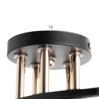 Люстра XA1275B/5 BK+FGD черный/золото 5х60Вт E27 58х58х27см - фото 22282723