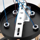 Люстра XA1275B/5 BK+FGD черный/золото 5х60Вт E27 58х58х27см - фото 22282726