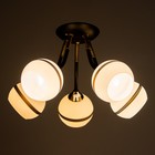 Люстра XA1244/5 BK+AB черный/бронза 5х60Вт E27 55х55х25см 9669714