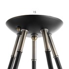 Люстра XA1244/5 BK+AB черный/бронза 5х60Вт E27 55х55х25см 9669714