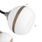 Люстра XA1244/5 BK+AB черный/бронза 5х60Вт E27 55х55х25см 9669714