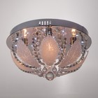 Люстра 55647/400 CR хром 4х40Вт E14 LED ПДУ 40х40х21см - фото 42640283