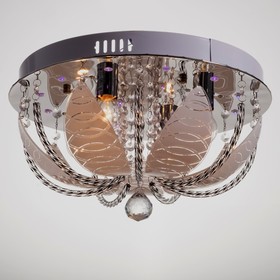 Люстра 55650/400 CR хром 4х40Вт E14 LED-RBP ПДУ 40х40х21см
