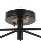 Люстра 52056/5 BK+COP чёрный/медь 5×40 Вт E27 56×56×27 см - фото 5035040