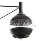 Люстра 52056/5 BK+COP чёрный/медь 5×40 Вт E27 56×56×27 см - фото 5035041