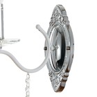 Бра A3809/1W WT+CR белый/хром/хрусталь 1х40Вт Е14 24х10х32,5см - фото 24457010