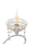 Люстра A3809/5 WT+CR белый/хром/хрусталь 5х40Вт E14 61х61х87см 9669780