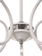 Люстра A3809/5 WT+CR белый/хром/хрусталь 5х40Вт E14 61х61х87см 9669780