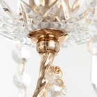 Люстра GLD-7011/5+1 GD золото 5х60Вт E14 57х57х87см - фото 22283453