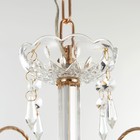 Люстра GLD-7011/5+1 GD золото 5х60Вт E14 57х57х87см - фото 22283454