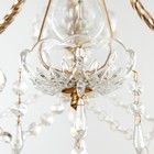 Люстра GLD-7011/5+1 GD золото 5х60Вт E14 57х57х87см - фото 22283455