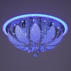 Люстра 55726/500 CR хром 5х40Вт E14 LED+BLUE ПДУ 50х50х25см - фото 43017415