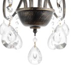 Люстра 06416/8 BK+GD черный/золото/хрусталь 8х40Вт E14 72х72х102см 9669838