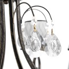 Люстра 06416/8 BK+GD черный/золото/хрусталь 8х40Вт E14 72х72х102см 9669838