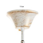 Люстра 06417/3 WH+GD белый/золото/хрусталь 3×40 Вт E14 54×54×100 см - фото 3857170