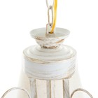 Люстра 06417/3 WH+GD белый/золото/хрусталь 3×40 Вт E14 54×54×100 см - фото 3857173