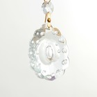 Люстра 06417/3 WH+GD белый/золото/хрусталь 3×40 Вт E14 54×54×100 см - фото 3857175