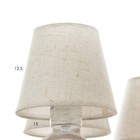 Люстра 06417/8 WH+GD белый/золото/хрусталь 8х40Вт E14 54х54х100см - фото 24399138